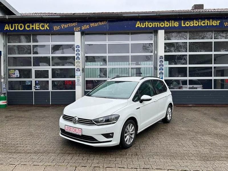 Weiß Gebraucht 2016 VW Golf Sportsvan LOUNGE Van / Kleinbus | 12.750 € (Fairer Preis) - Bild 1/4
