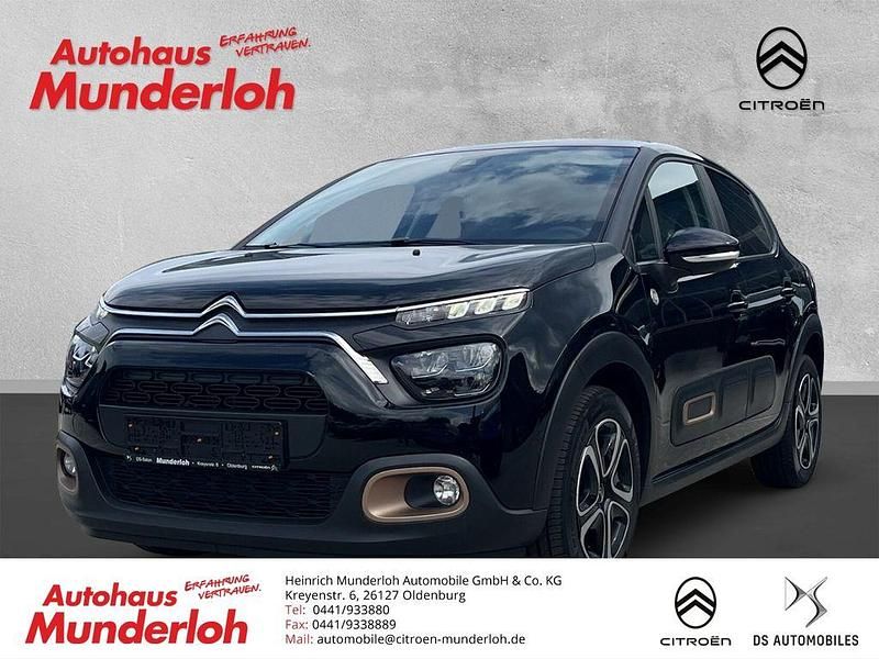 Schwarz Gebraucht 2023 Citroën C3 PureTech Kleinwagen | 14.990 € (Etwas zu teuer) - Bild 1/4