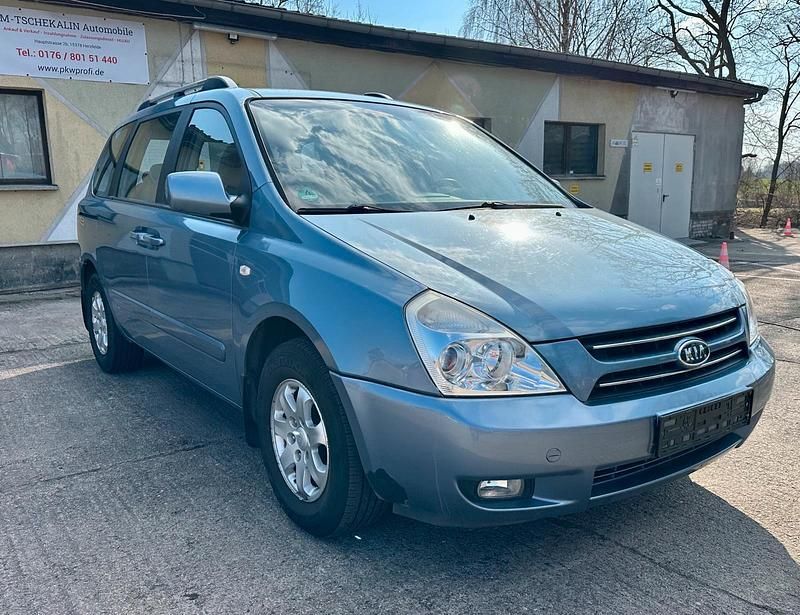Gebraucht Kia Carnival 185 PS (136 kW) 2009 Blau Van / Kleinbus