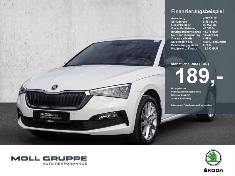 Candyweiss Gebraucht 2021 Skoda Scala Style Kleinwagen | 18.940 € (Fairer Preis) - Bild 1/4