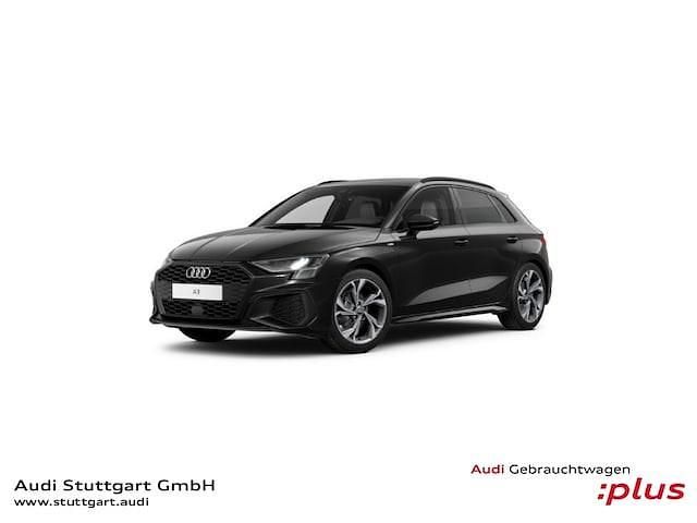 Mythosschwarz metallic Gebraucht 2023 Audi A3 S-Line | 27.220 € (Fairer Preis) - Bild 1/4