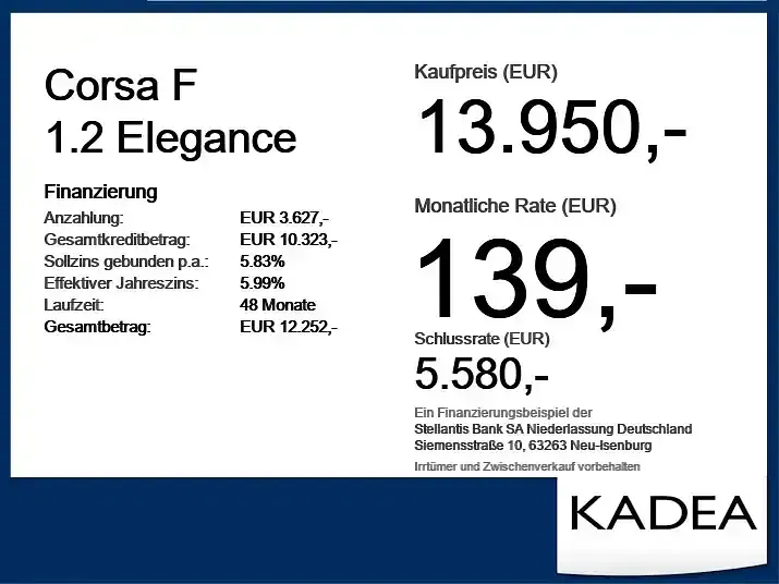 Gebraucht Opel Corsa Elegance 96 PS (70 kW) 2023 Jade weiss/arktis weiss (metallic) Kleinwagen