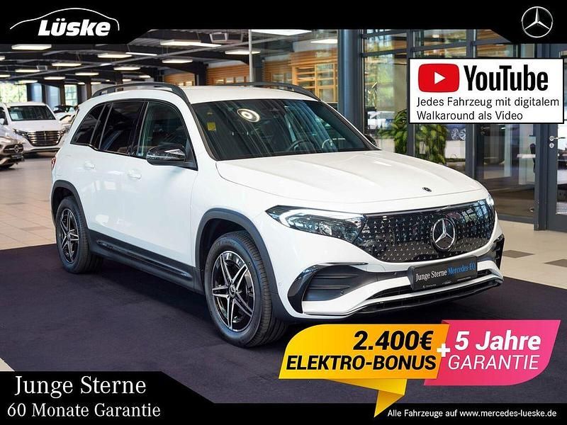 Polarweiß Gebraucht 2024 Mercedes EQB350 AMG line SUV | 42.900 € (Fairer Preis) - Bild 1/4
