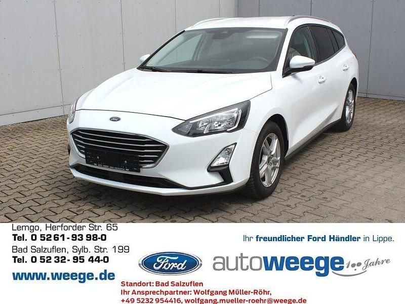 Weiss Gebraucht 2020 Ford Focus Cool & Connect Kombi | 13.990 € (Guter Preis) - Bild 1/4