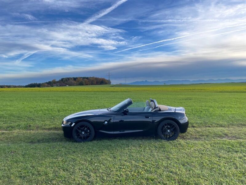 Schwarz Gebraucht 2008 BMW Z4 Sport Line Cabrio | 8.500 € (Guter Preis) - Bild 1/4