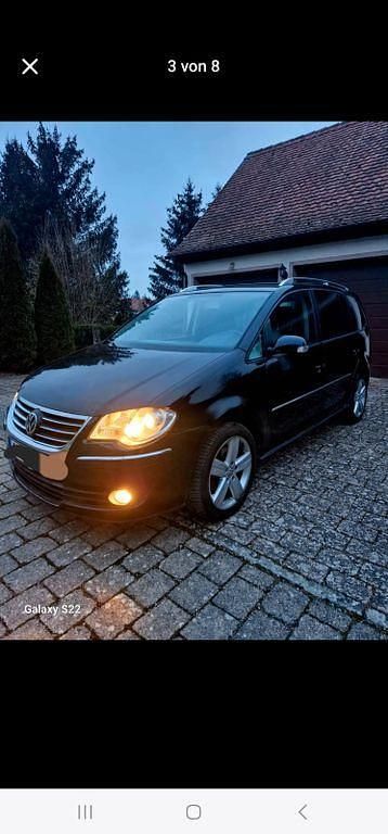 Schwarz Gebraucht 2007 VW Touran Van / Kleinbus | 4.599 € (Fairer Preis) - Bild 1/4