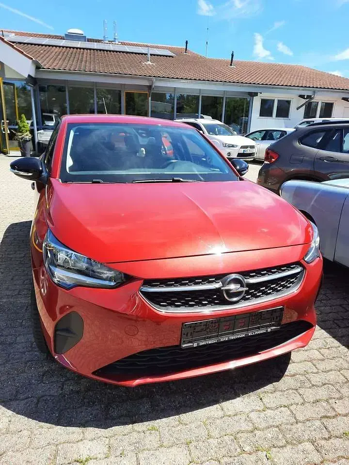 Gebraucht Opel Corsa Edition 75 PS (55 kW) 2020 Chili rot/kardio rot Kleinwagen
