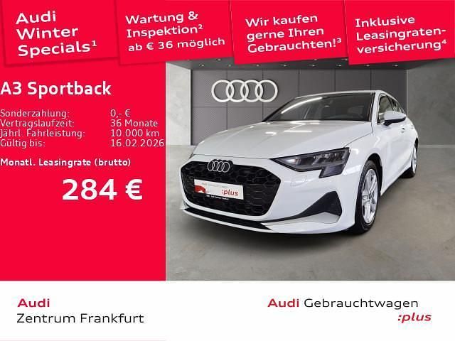 Gletscherweiß metallic/gletsch Gebraucht 2025 Audi A3 Advanced Limousine | 31.880 € (Superpreis) - Bild 1/3