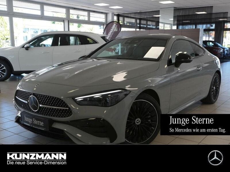 Manufaktur alpingrau uni Gebraucht 2024 Mercedes CLE450 AMG Coupé | 69.950 € (Superpreis) - Bild 1/4