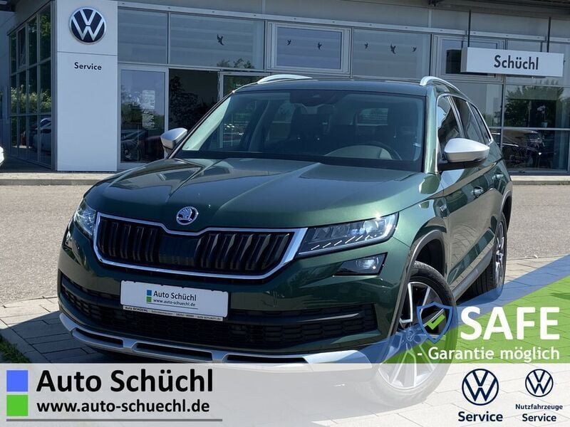 Emerald grün metallic Gebraucht 2021 Skoda Kodiaq SUV | 38.470 € (Fairer Preis) - Bild 1/4