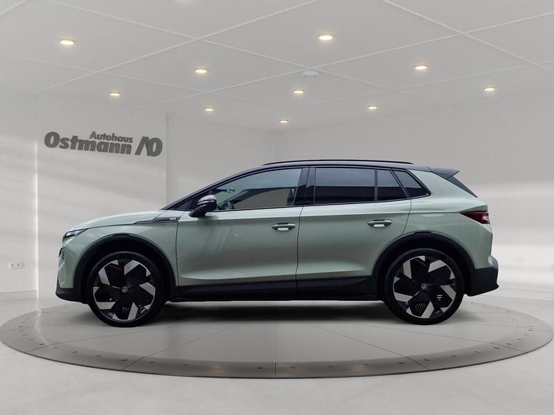 Gebraucht Skoda Elroq First Edition 210 kW (286 PS) 2025 Timianogrün blackmagic perleffekt SUV