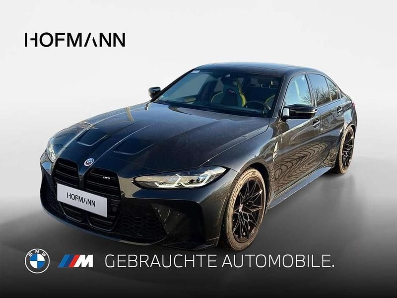 Saphirschwarz metallic Gebraucht 2022 BMW M3 Shadowline Limousine | 68.804 € (Superpreis) - Bild 1/3