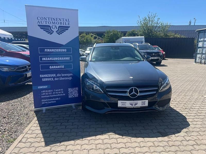Tenoritgrau Gebraucht 2014 Mercedes C220 Kombi | 12.599 € (Guter Preis) - Bild 1/4