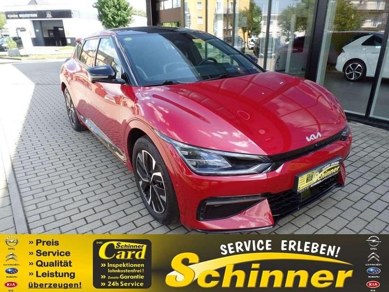 Runway red metallic Gebraucht 2022 Kia EV6 4 SUV | 32.990 € (Fairer Preis) - Bild 1/2