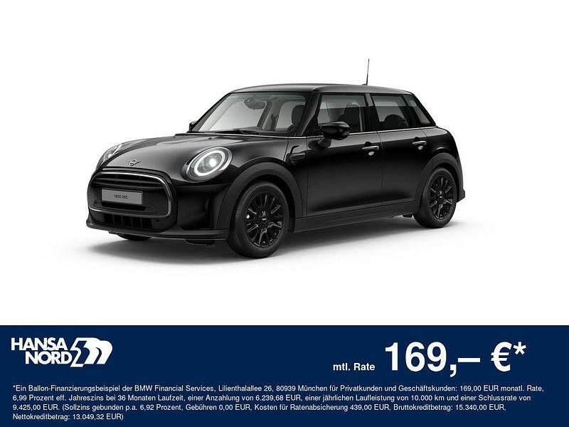 Gebraucht Mini ONE 102 PS (75 kW) 2022 Schwarz / midnight black (metallic) Kleinwagen