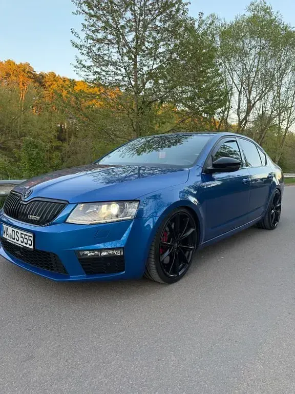 Gebraucht Skoda Octavia RS 184 PS (135 kW) 2015 Blau Kombi