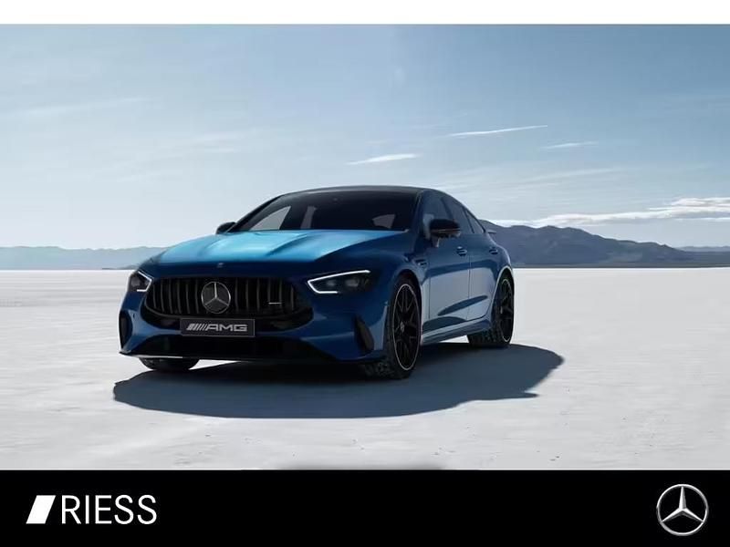 Metalliclack spektralblau Gebraucht 2024 Mercedes AMG GT 43 AMG Coupé | 92.900 € (Etwas zu teuer) - Bild 1/4