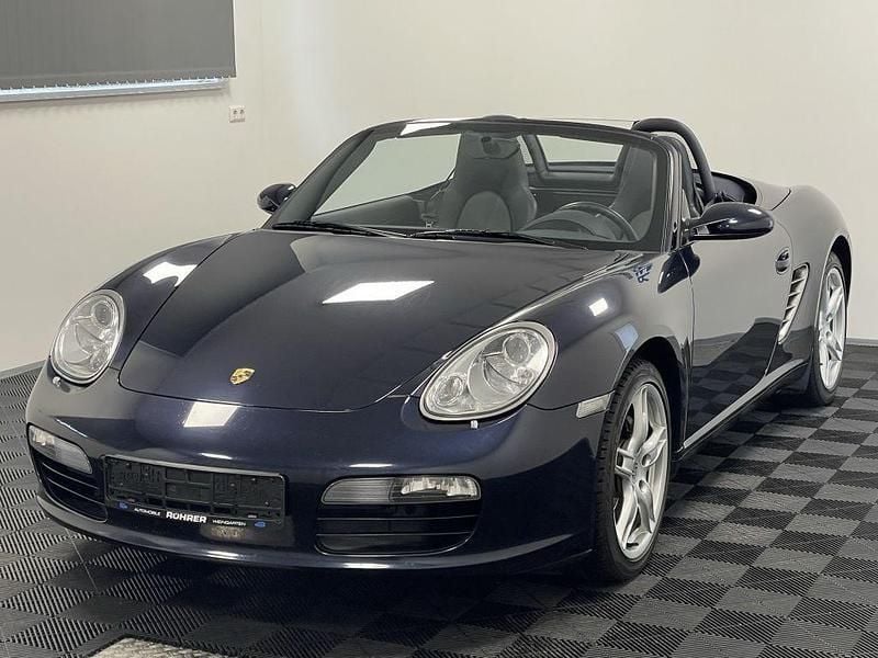 Blau metallic Gebraucht 2005 Porsche Boxster Cabrio | 14.900 € (Superpreis) - Bild 1/4
