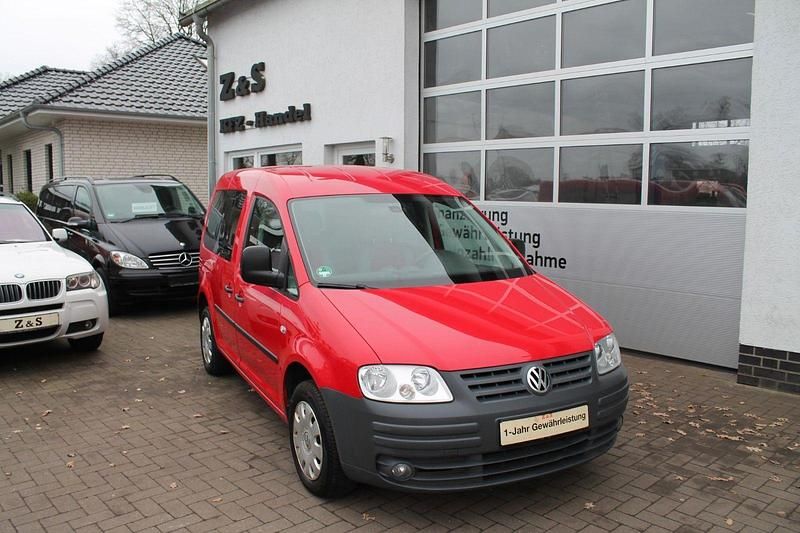 Gebraucht VW Caddy Life 80 PS (58 kW) 2009 Tornadorot Van / Kleinbus