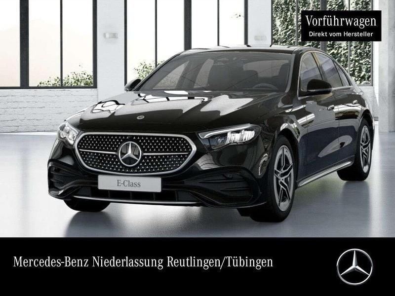 Obsidianschwarz Gebraucht 2024 Mercedes E200 AMG Limousine | 52.490 € (Superpreis) - Bild 1/4