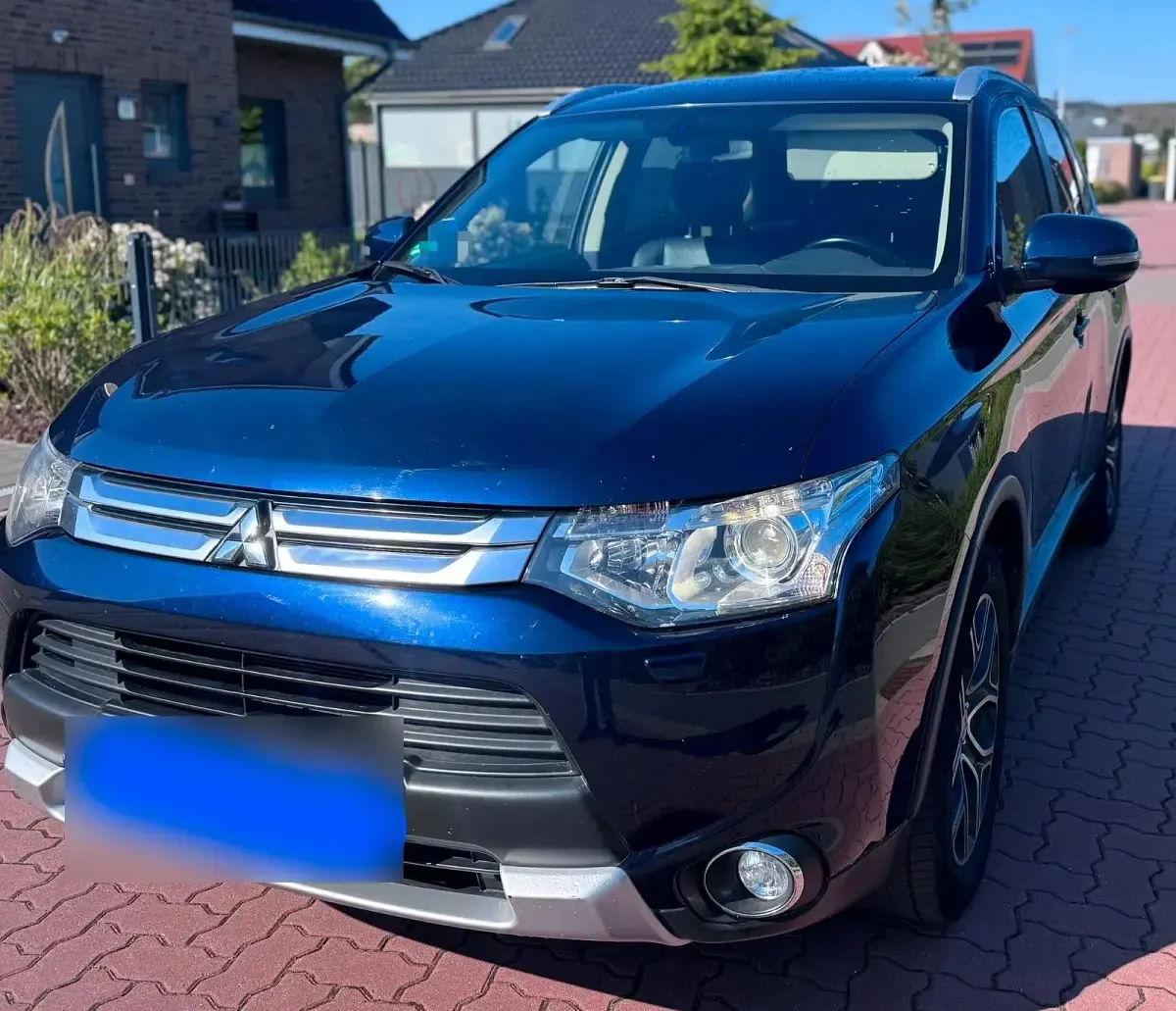 Gebraucht Mitsubishi Outlander 150 PS (110 kW) 2015 Blau SUV
