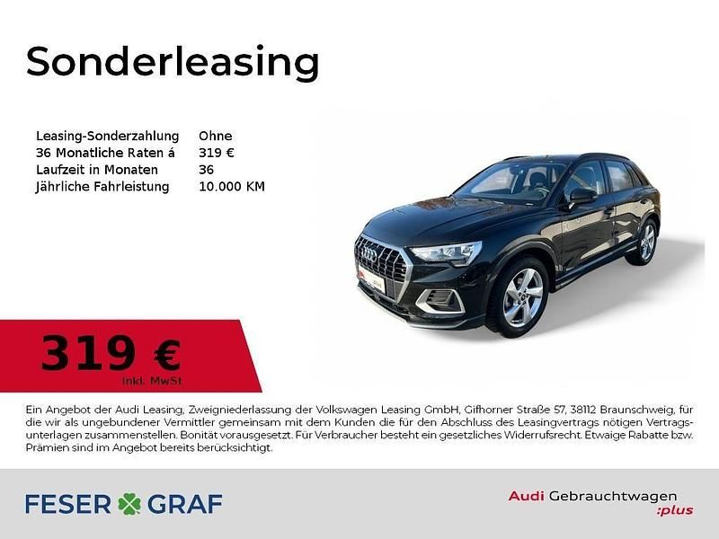 Mythosschwarz metallic Gebraucht 2024 Audi Q3 Ambiente SUV | 36.990 € (Guter Preis) - Bild 1/4