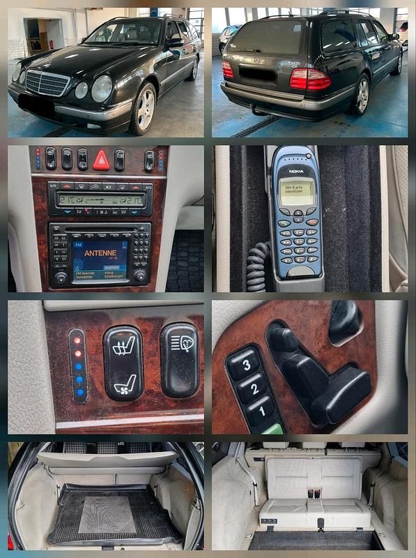 Gebraucht Mercedes E320 225 PS (165 kW) 2001 Schwarz Kombi