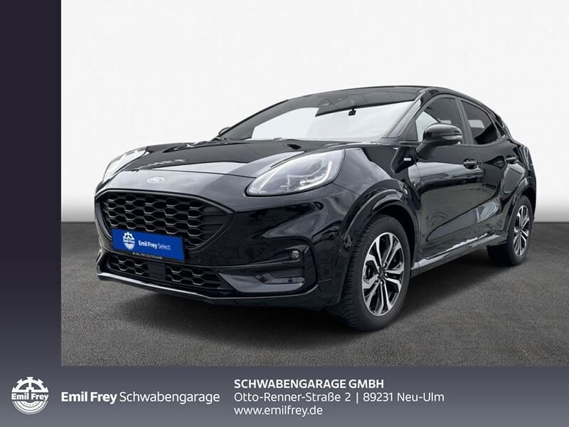 Obsidianschwarz metallic Gebraucht 2023 Ford Puma ST-Line Coupé | 26.480 € (Etwas zu teuer) - Bild 1/4