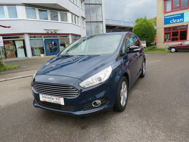 Blau Gebraucht 2016 Ford S-MAX Trend Van / Kleinbus | 8.950 € (Fairer Preis) - Bild 1/4