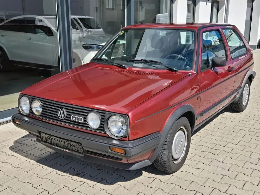 Gebraucht VW Golf II GTD 69 PS (50 kW) 1986 Rot Kleinwagen