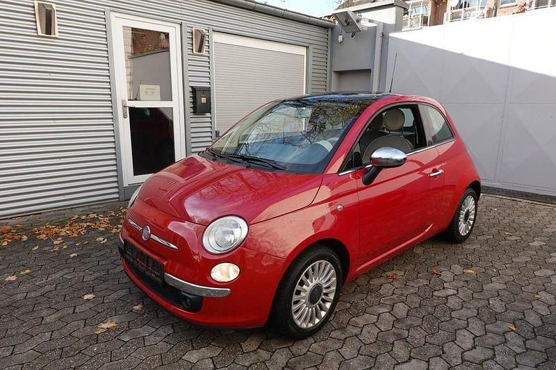 Rot Gebraucht 2009 Fiat 500 Lounge Kleinwagen | 2.199 € (Superpreis) - Bild 1/4