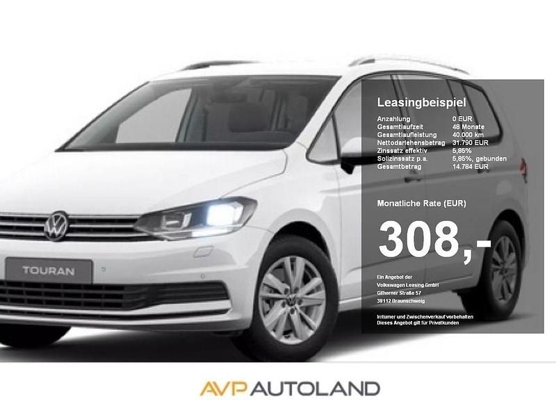 Pure white Gebraucht 2025 VW Touran Comfortline Van / Kleinbus | 31.790 € (Fairer Preis) - Bild 1/4
