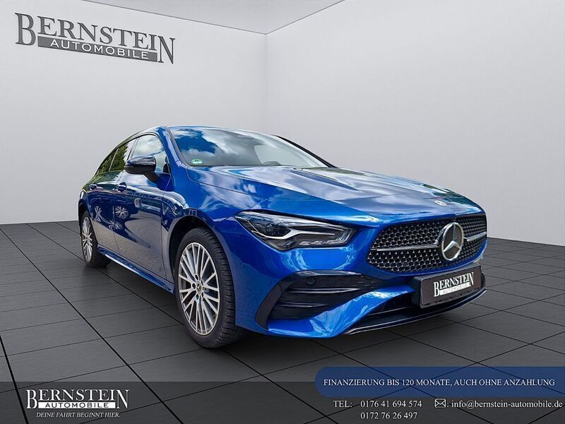 Blau Gebraucht 2023 Mercedes CLA250e Shooting Brake AMG line Kombi | 32.999 € (Guter Preis) - Bild 1/4