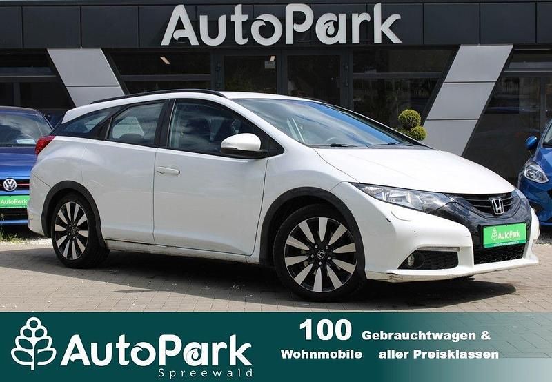 Weiß Gebraucht 2014 Honda Civic Sport Kombi | 8.450 € (Guter Preis) - Bild 1/3