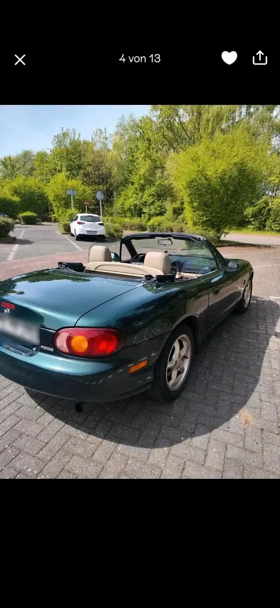 Gebraucht Mazda MX5 146 PS (107 kW) 2000 Grün Cabrio