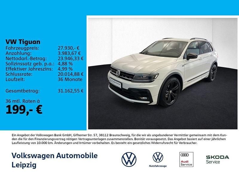 Weiß Gebraucht 2020 VW Tiguan Highline SUV | 27.930 € (Superpreis) - Bild 1/3