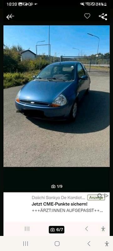 Gebraucht Ford Ka 60 PS (44 kW) 2006 Blau Kleinwagen