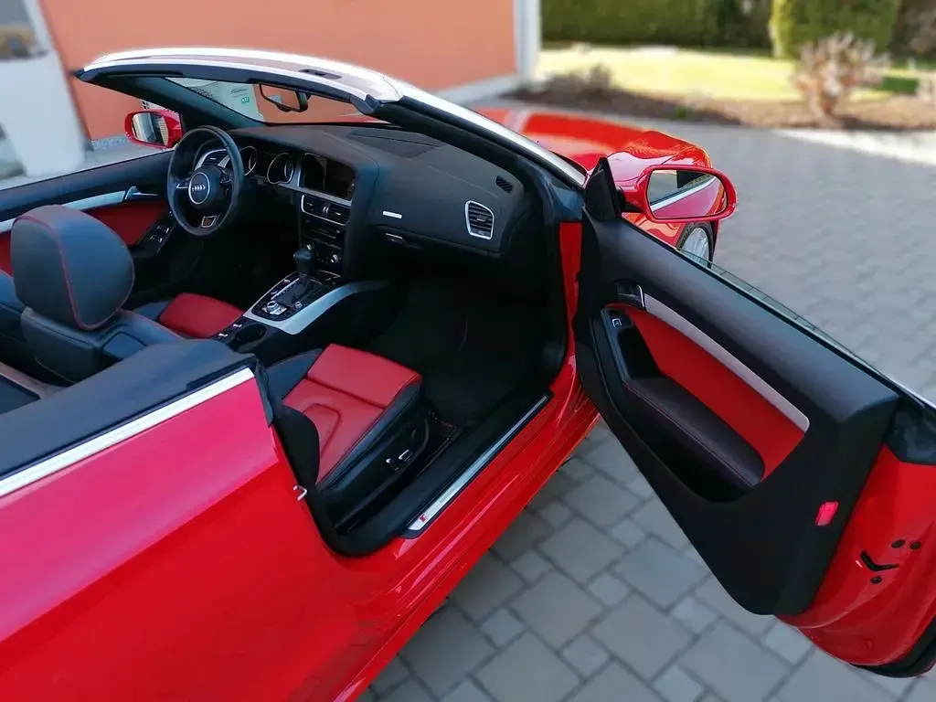 Gebraucht Audi A5 Cabriolet S-Line 230 PS (169 kW) 2014 Rot Cabrio