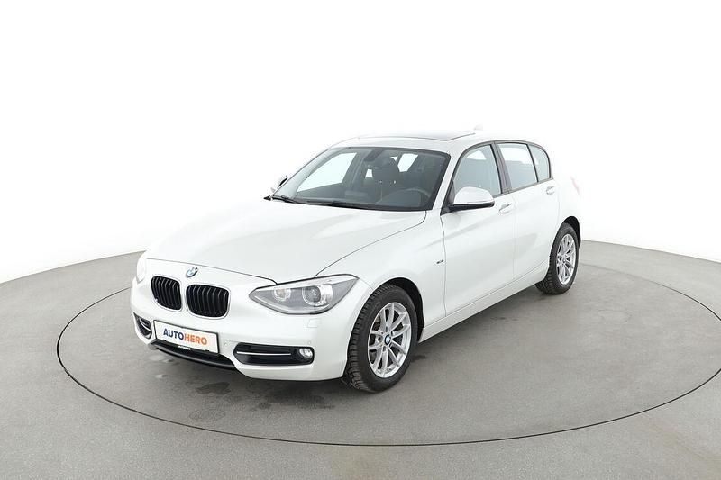 Weiß Gebraucht 2014 BMW 116 Sport Line Kleinwagen | 14.110 € (Teuer) - Bild 1/3