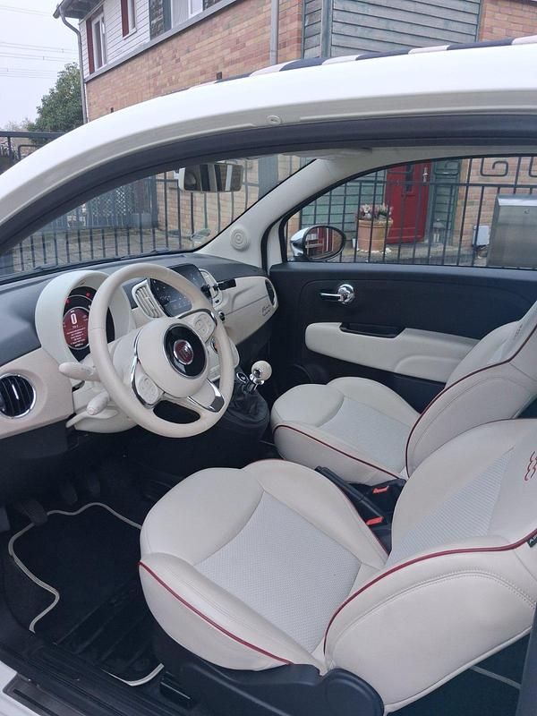 Weiß Gebraucht 2020 Fiat 500C Dolcevita Cabrio | 11.990 € (Fairer Preis) - Bild 1/4