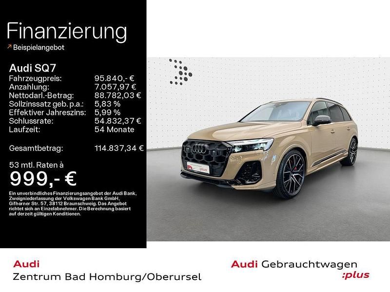Gold Gebraucht 2024 Audi SQ7 Sport SUV | 95.840 € (Etwas zu teuer) - Bild 1/4