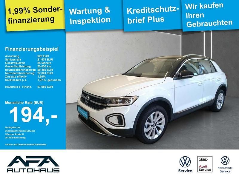 Weiß Gebraucht 2024 VW T-Roc Style SUV | 27.950 € (Guter Preis) - Bild 1/3