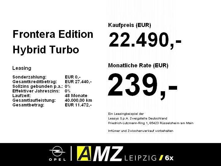 Neu Opel Frontera Edition 110 PS (80 kW) 2026 Diamant schwarz SUV