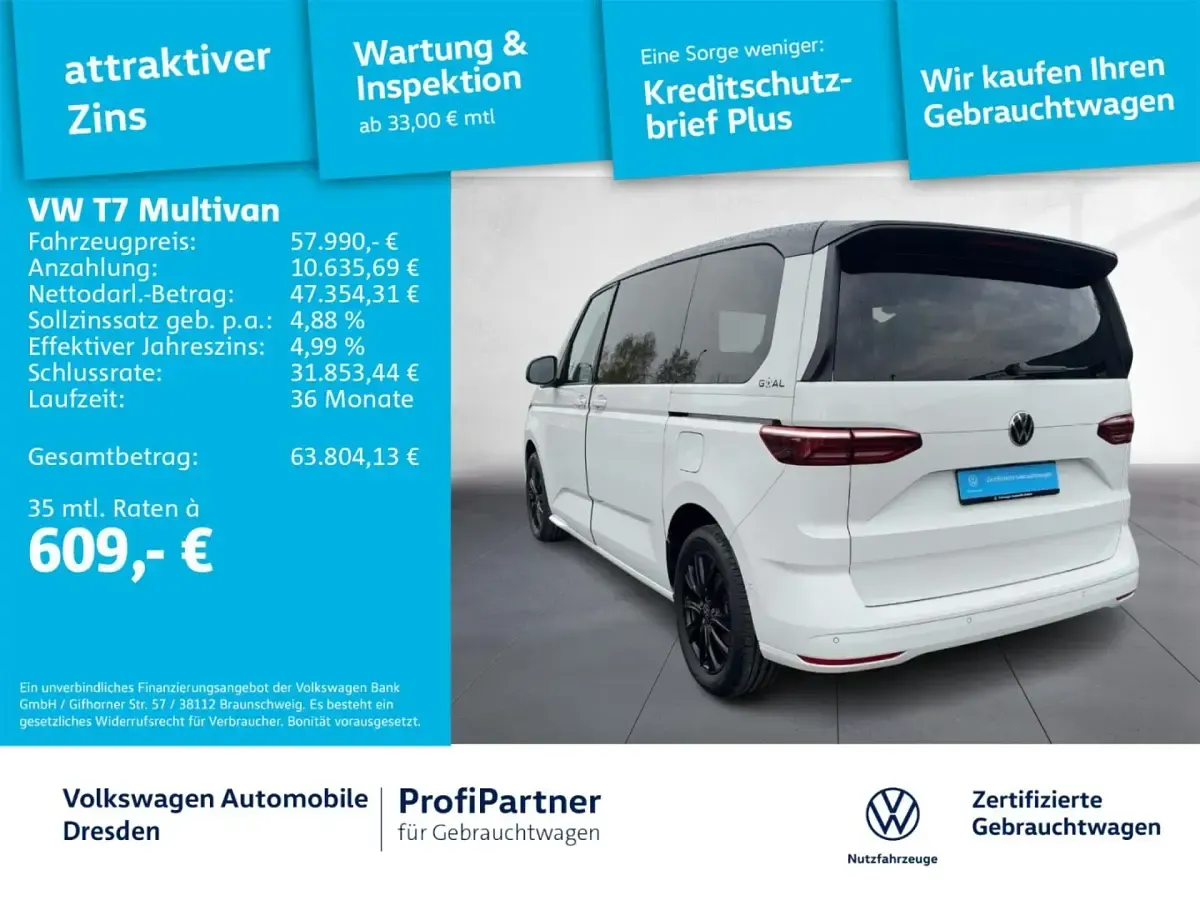 Occasion VW Multivan Goal 150 ch (110 kW) 2025 Monospace