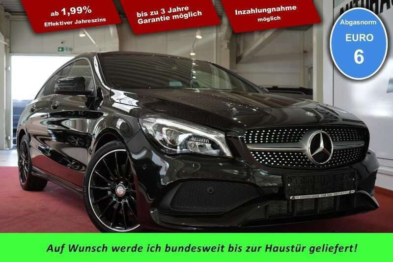 Kosmosblack met. Gebraucht 2016 Mercedes CLA250 AMG line Limousine | 20.990 € (Fairer Preis) - Bild 1/4