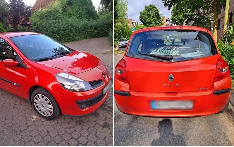 Rot Gebraucht 2007 Renault Clio II Dynamique Limousine | 1.100 € (Guter Preis) - Bild 1/4