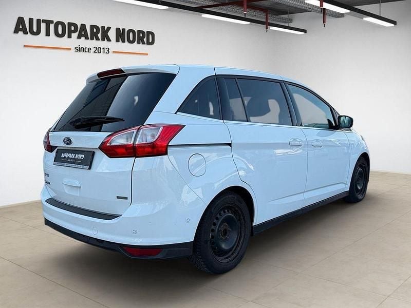 Gebraucht Ford Grand C-Max Titanium 125 PS (91 kW) 2017 Frozen white Van / Kleinbus