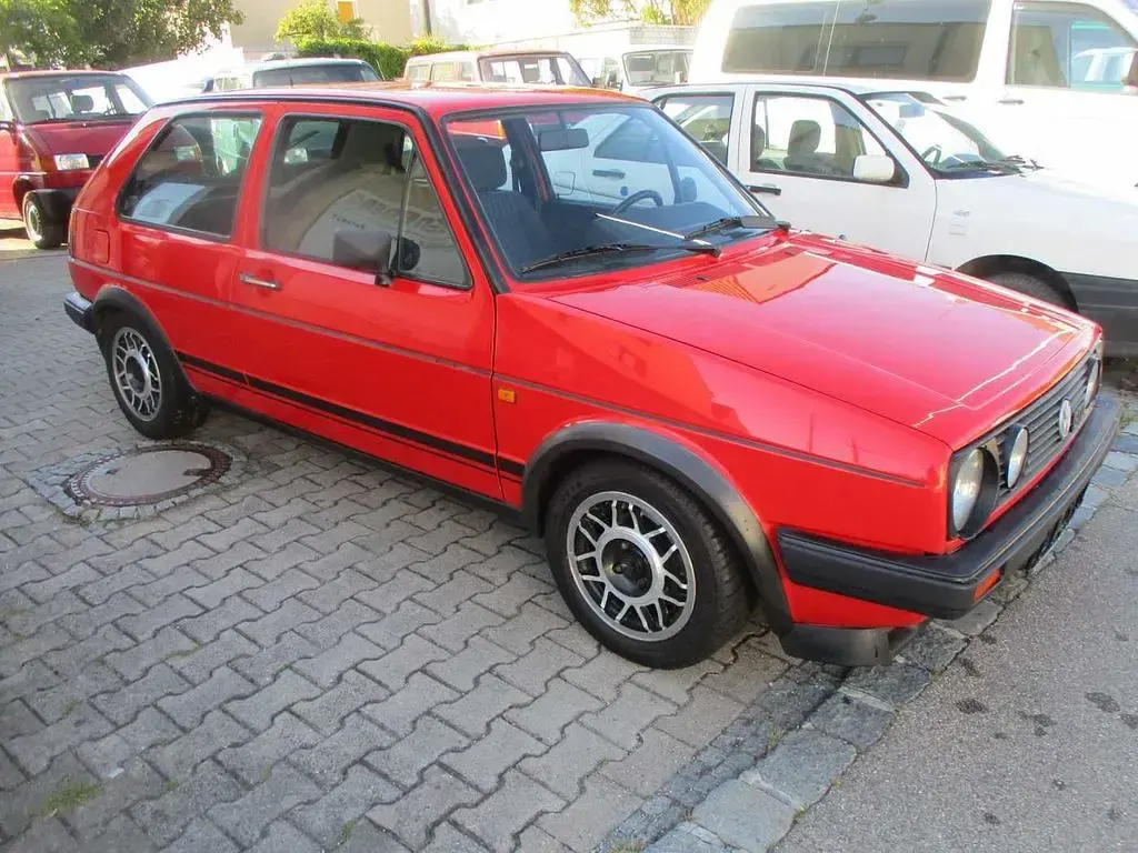 Gebraucht VW Golf II GTD 69 PS (50 kW) 1986 Rot Kleinwagen