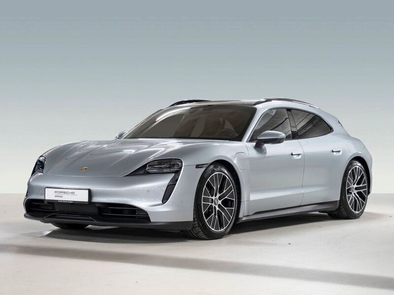 Dolomitsilbermetallic Gebraucht 2023 Porsche Taycan Sport Turismo Limousine | 63.900 € (Superpreis) - Bild 1/4