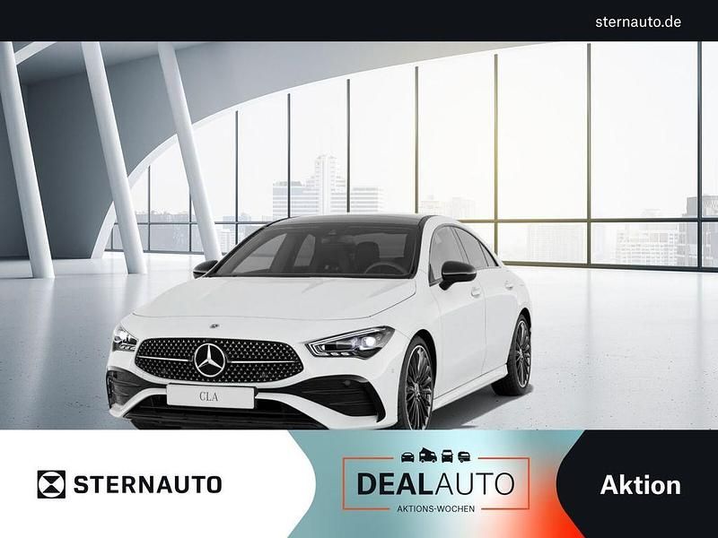 Unilack polarweiß Gebraucht 2025 Mercedes CLA200 AMG line Coupé | 41.950 € (Teuer) - Bild 1/4